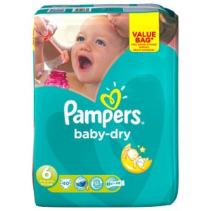 Pampers Baby-Dry maat 6 Extra Large (16+ kg) Value